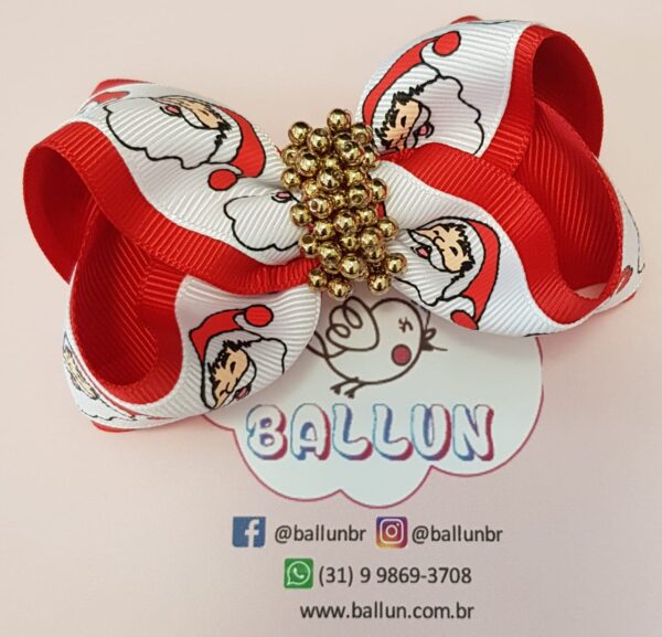 Laço de Natal Bordado